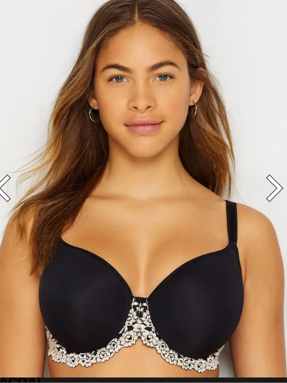 Wacoal Embrace Lace T-Shirt Bra 38DD – Black Underwire Seamless Lace Trim